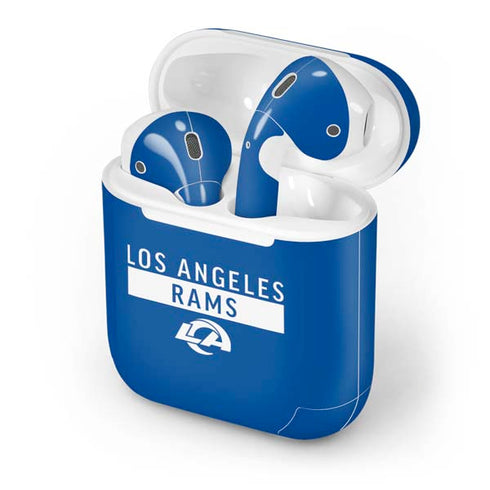 NFL Los Angeles Rams Blue Performance Series Apple AirPods Skin