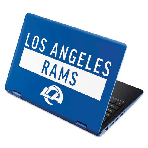 NFL Los Angeles Rams Blue Performance Series Aspire R11 11.6in Skin