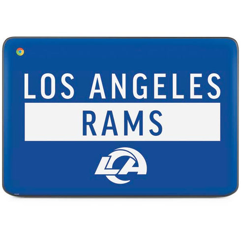 NFL Los Angeles Rams Blue Performance Series HP Chromebook Skin