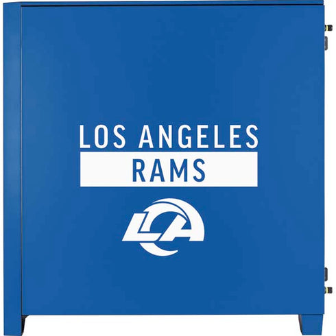 NFL Los Angeles Rams Blue Performance Series Corsair 4000D Tempered Glass Mid-Tower ATX Case Skin