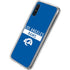 NFL Los Angeles Rams Blue Performance Series Galaxy A10e Clear Case