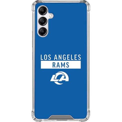 NFL Los Angeles Rams Blue Performance Series Galaxy A14 5G Clear Case