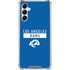 NFL Los Angeles Rams Blue Performance Series Galaxy A15 5G Clear Case