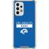 NFL Los Angeles Rams Blue Performance Series Galaxy A53 5G Clear Case