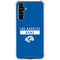 NFL Los Angeles Rams Blue Performance Series Galaxy A54 5G Clear Case