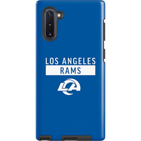 NFL Los Angeles Rams Blue Performance Series Galaxy Note 10 Pro Case