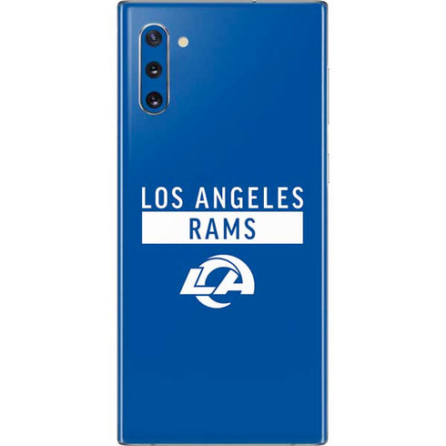 NFL Los Angeles Rams Blue Performance Series Galaxy Note 10 Skin