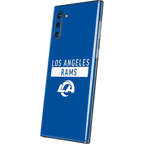 NFL Los Angeles Rams Blue Performance Series Galaxy Note 10 Skin