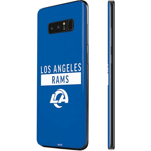 NFL Los Angeles Rams Blue Performance Series Galaxy Note 8 Skin