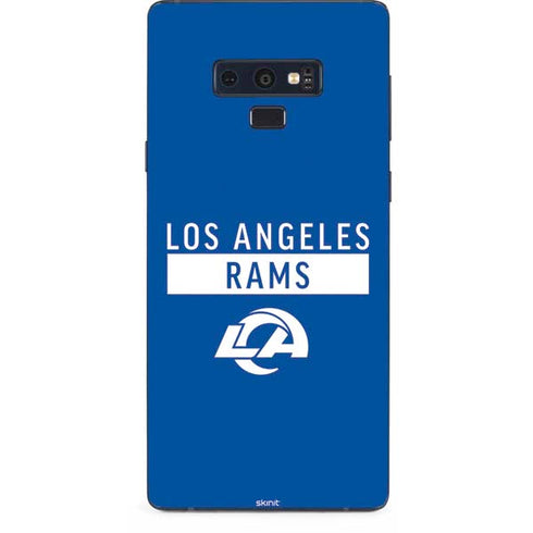 NFL Los Angeles Rams Blue Performance Series Galaxy Note 9 Skin
