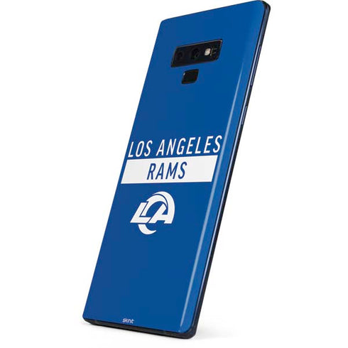 NFL Los Angeles Rams Blue Performance Series Galaxy Note 9 Skin