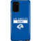 NFL Los Angeles Rams Blue Performance Series Galaxy Note20 5G Pro Case