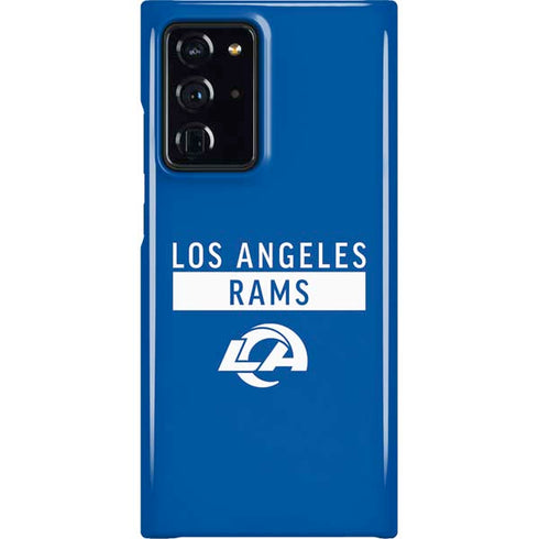 NFL Los Angeles Rams Blue Performance Series Galaxy Note20 Ultra 5G Lite Case
