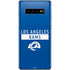 NFL Los Angeles Rams Blue Performance Series Galaxy S10 Plus Skin