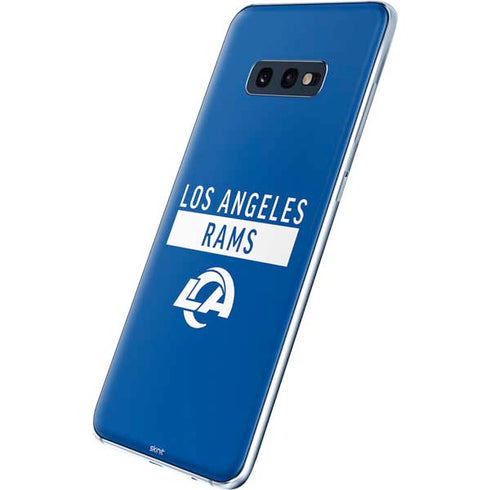 NFL Los Angeles Rams Blue Performance Series Galaxy S10e Skin