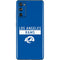 NFL Los Angeles Rams Blue Performance Series Galaxy S20 Fan Edition Skin