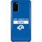 NFL Los Angeles Rams Blue Performance Series Galaxy S20 Lite Case