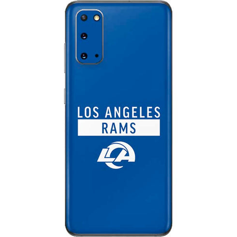 NFL Los Angeles Rams Blue Performance Series Galaxy S20 Skin