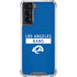 NFL Los Angeles Rams Blue Performance Series Galaxy S21 5G Clear Case