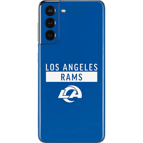 NFL Los Angeles Rams Blue Performance Series Galaxy S21 5G Skin