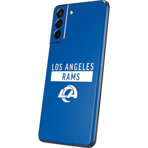 NFL Los Angeles Rams Blue Performance Series Galaxy S21 5G Skin