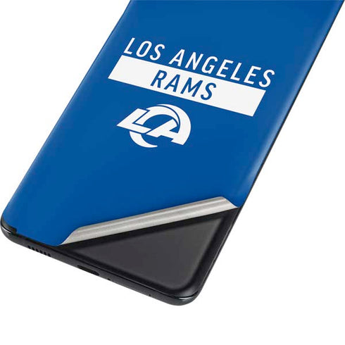 NFL Los Angeles Rams Blue Performance Series Galaxy S21 5G Skin