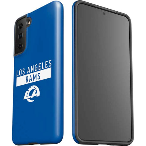 NFL Los Angeles Rams Blue Performance Series Galaxy S21 FE Pro Case