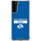 NFL Los Angeles Rams Blue Performance Series Galaxy S21 Plus 5G Clear Case