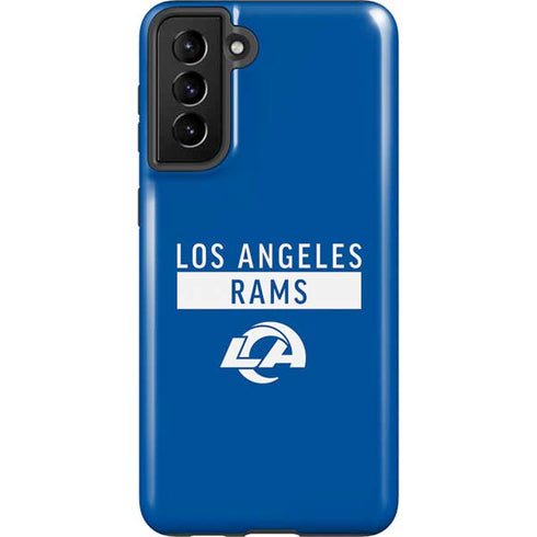 NFL Los Angeles Rams Blue Performance Series Galaxy S21 Plus 5G Pro Case
