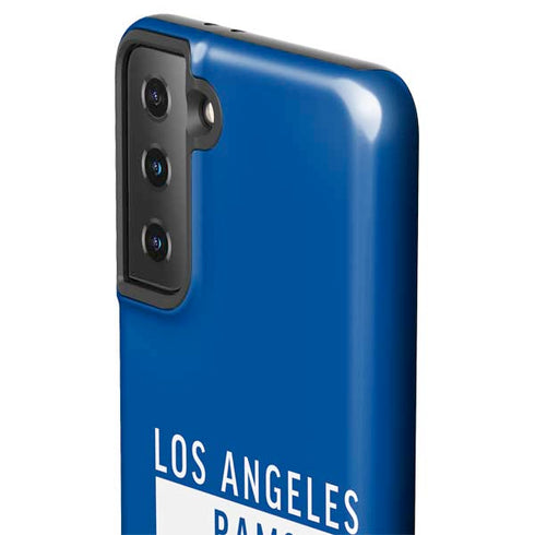 NFL Los Angeles Rams Blue Performance Series Galaxy S21 Plus 5G Pro Case
