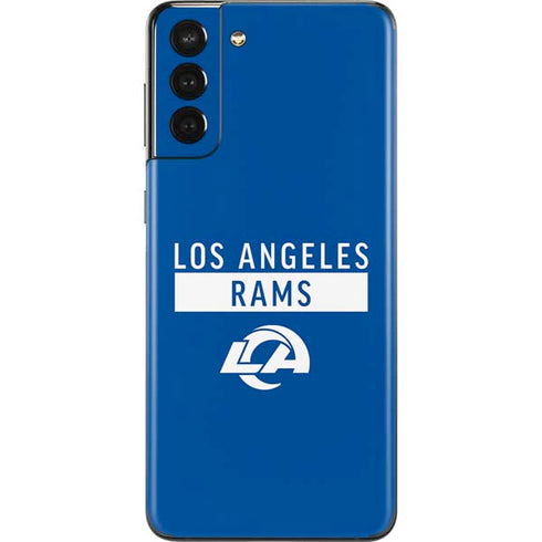 NFL Los Angeles Rams Blue Performance Series Galaxy S21 Plus 5G Skin