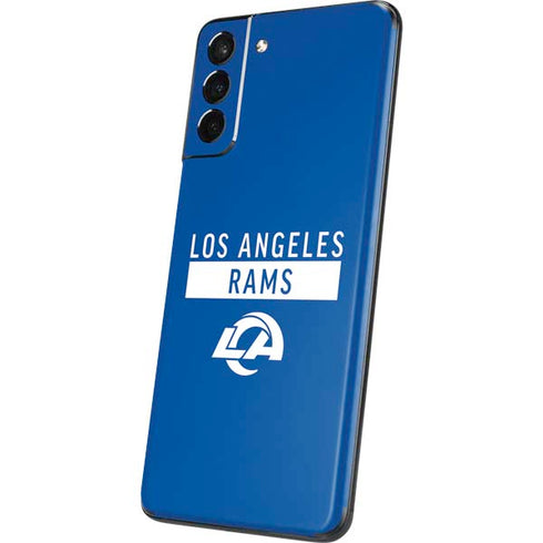 NFL Los Angeles Rams Blue Performance Series Galaxy S21 Plus 5G Skin