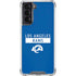 NFL Los Angeles Rams Blue Performance Series Galaxy S22 Clear Case