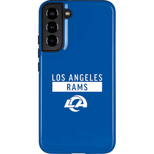 NFL Los Angeles Rams Blue Performance Series Galaxy S22 Plus Pro Case