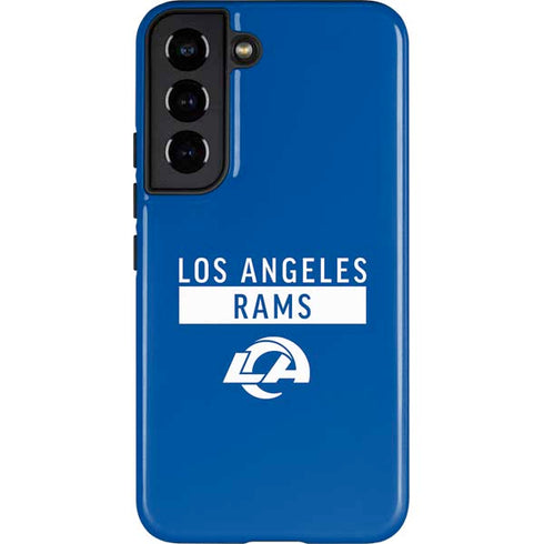 NFL Los Angeles Rams Blue Performance Series Galaxy S22 Pro Case