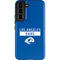 NFL Los Angeles Rams Blue Performance Series Galaxy S22 Pro Case
