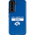 NFL Los Angeles Rams Blue Performance Series Galaxy S22 Pro Case