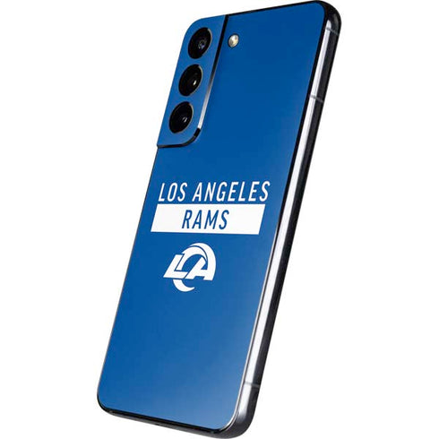 NFL Los Angeles Rams Blue Performance Series Galaxy S22 Skin