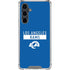 NFL Los Angeles Rams Blue Performance Series Galaxy S23 FE Clear Case