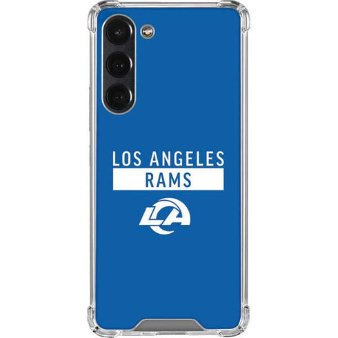 NFL Los Angeles Rams Blue Performance Series Galaxy S23 Plus Clear Case
