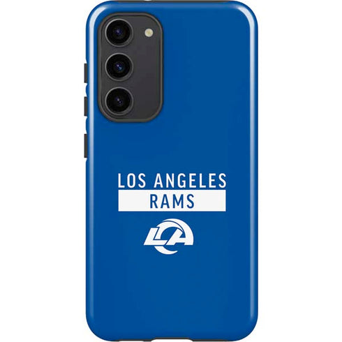 NFL Los Angeles Rams Blue Performance Series Galaxy S23 Plus Pro Case