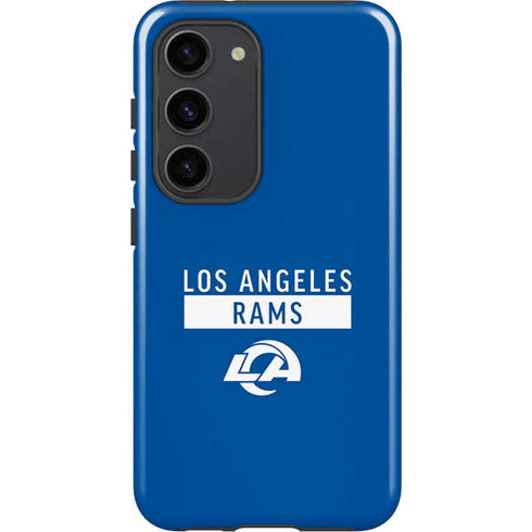 NFL Los Angeles Rams Blue Performance Series Galaxy S23 Pro Case
