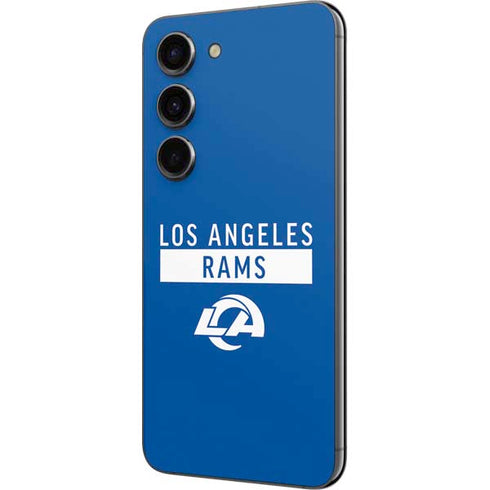 NFL Los Angeles Rams Blue Performance Series Galaxy S23 Skin