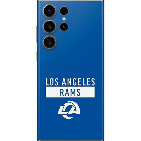 NFL Los Angeles Rams Blue Performance Series Galaxy S23 Ultra Skin
