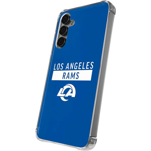 NFL Los Angeles Rams Blue Performance Series Galaxy S24 Plus Clear Case