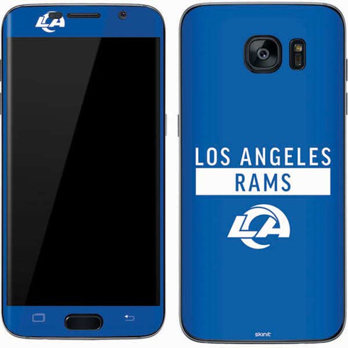 NFL Los Angeles Rams Blue Performance Series Galaxy S7 Skin