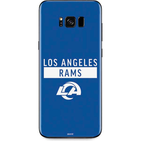 NFL Los Angeles Rams Blue Performance Series Galaxy S8 Plus Skin