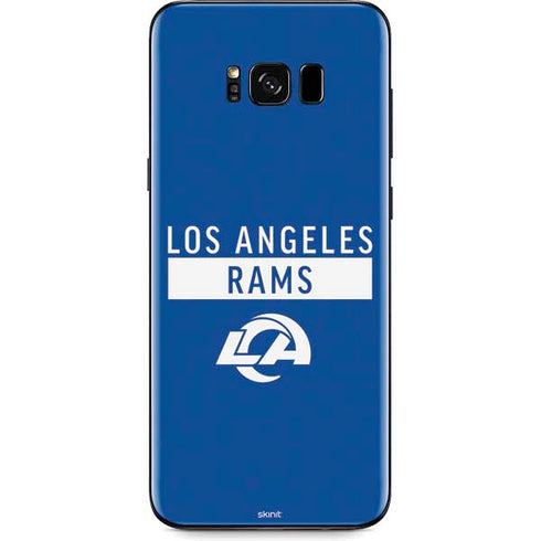 NFL Los Angeles Rams Blue Performance Series Galaxy S8 Skin