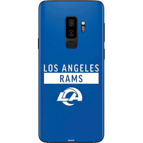 NFL Los Angeles Rams Blue Performance Series Galaxy S9 Plus Skin