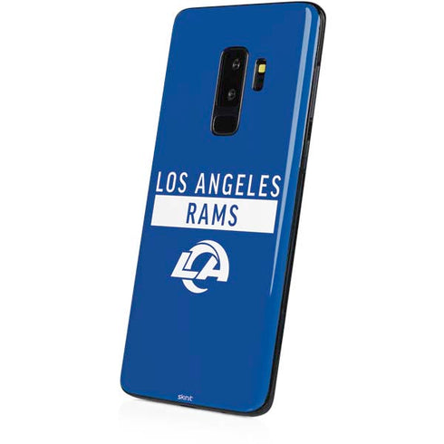 NFL Los Angeles Rams Blue Performance Series Galaxy S9 Plus Skin